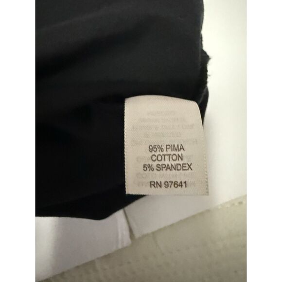 Pure J Jill Long Sleeve Stretch Cotton Tee Shirt Black Top Casual Minimalist XL - Picture 10 of 10